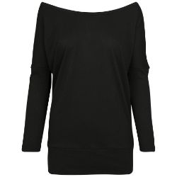 Build Your Brand Women's Batwing Long Sleeve